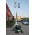 400W * 4 Small Telescopic Mobile Lighting Tower